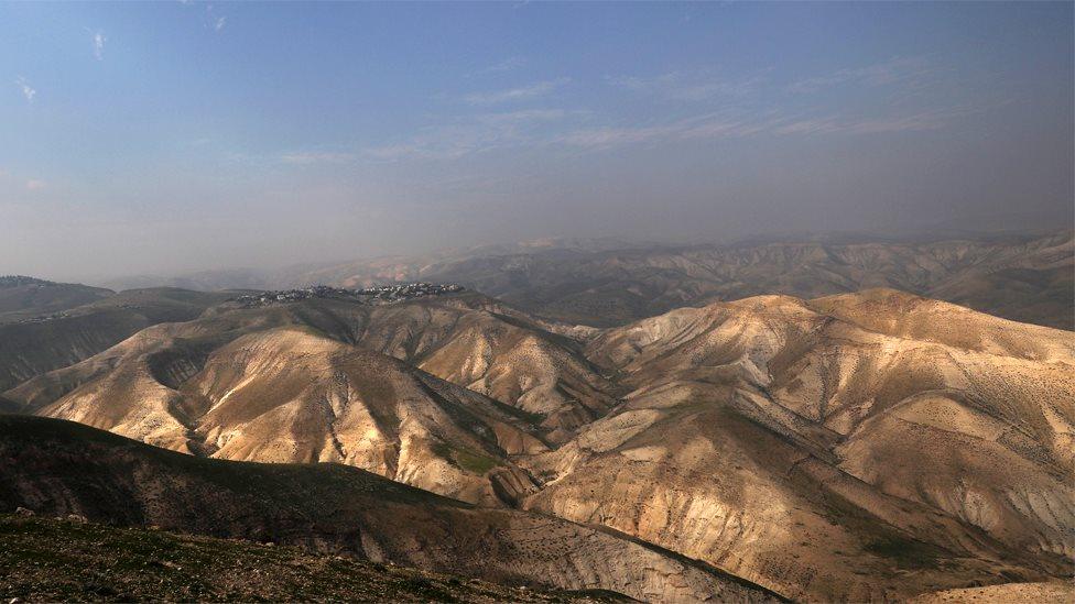 General view of the Jordan valley (28 January 2020)