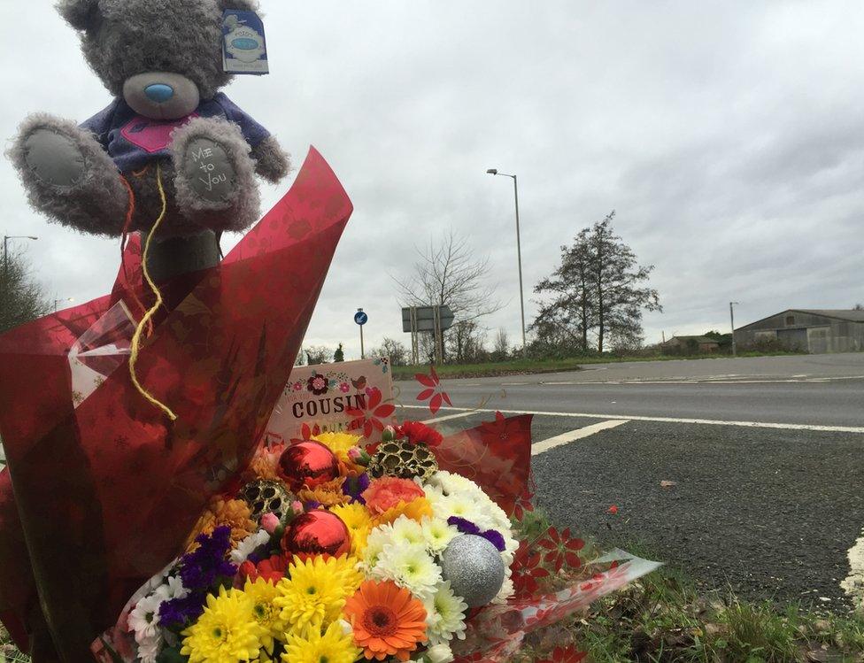 The site of the crash at Terrington St Clement