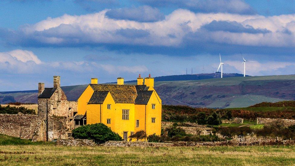 Sker House near Porthcawl, by Nick Dallimore