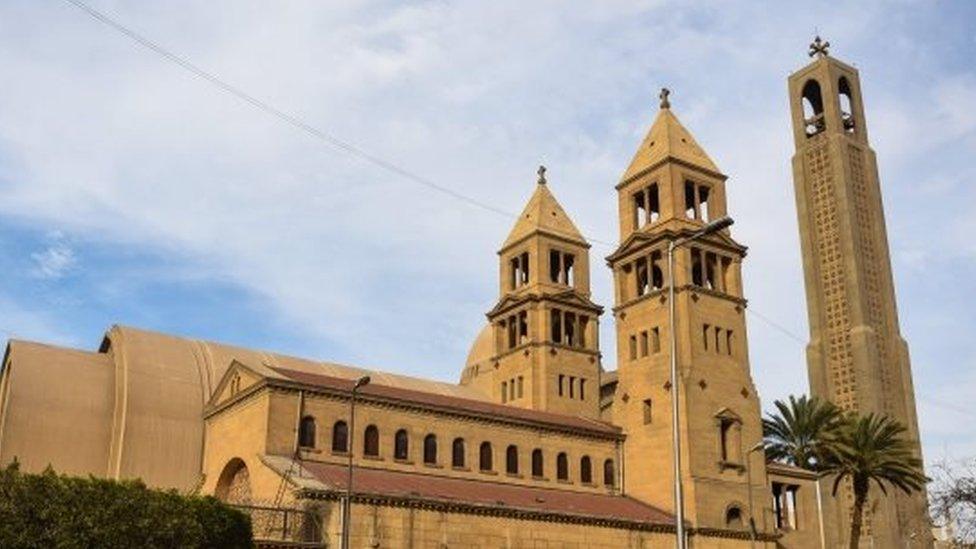 A Coptic Orthodox church in Egypt. File photo