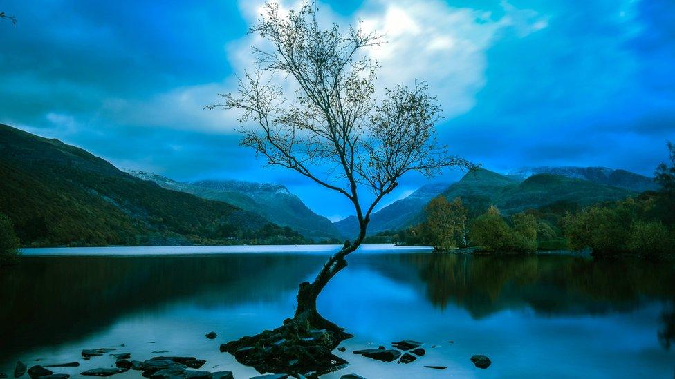 Llyn Padarn in Llanberis, Caernarfon