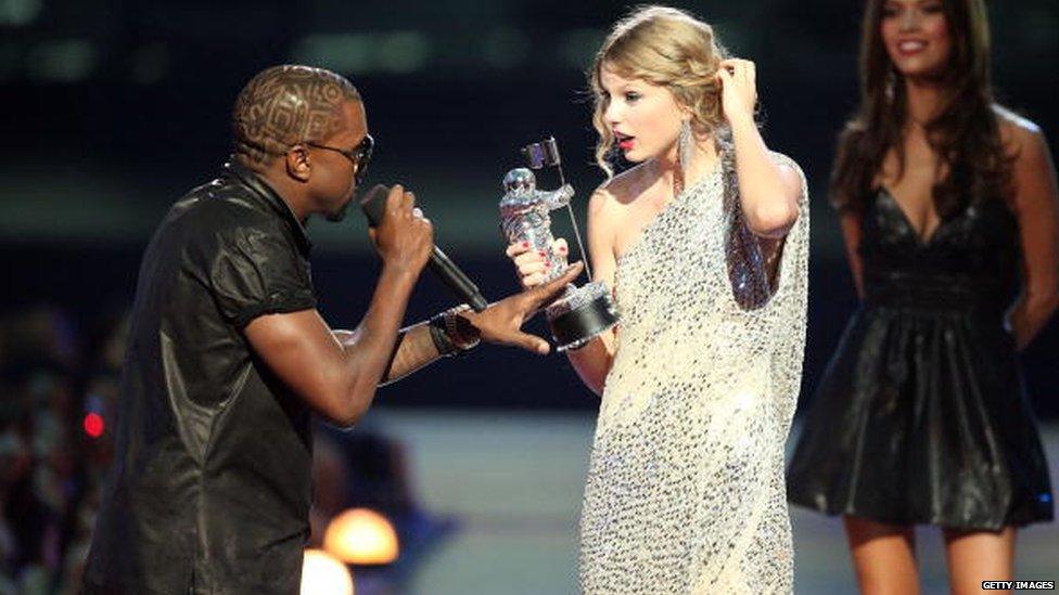 Kanye West and Taylor Swift