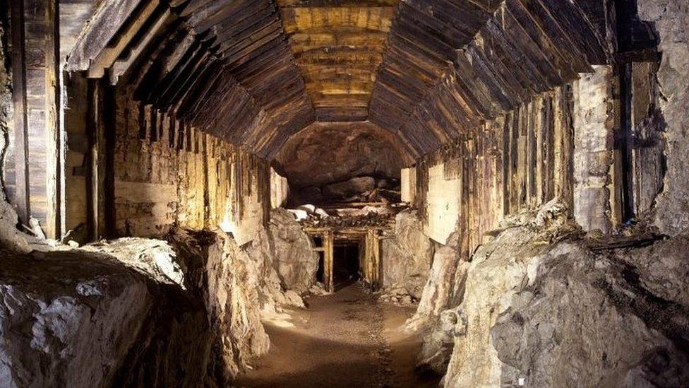 part of a subterranean system built by Nazi Germany in what is today Gluszyca-Osowka, Poland - file photo