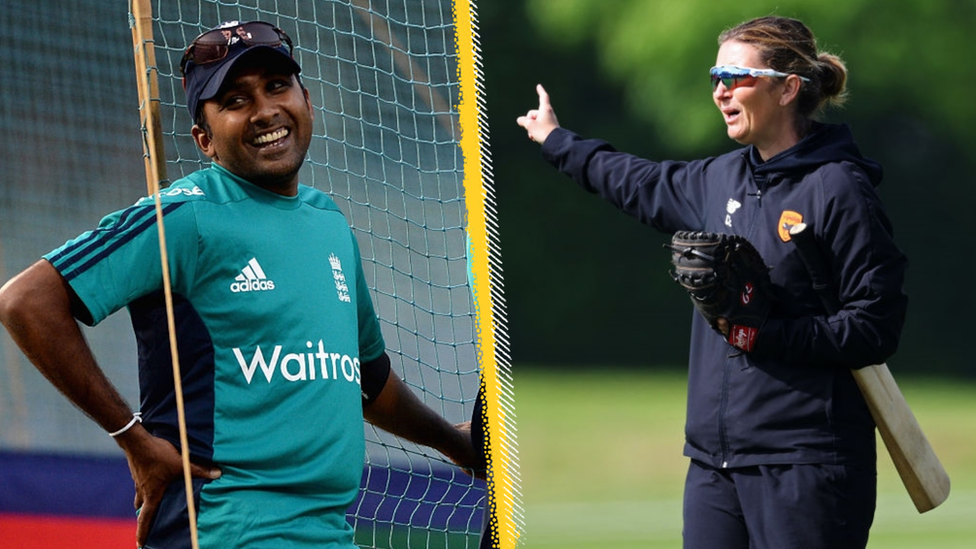 Mahela Jayawardene and Charlotte Edwards