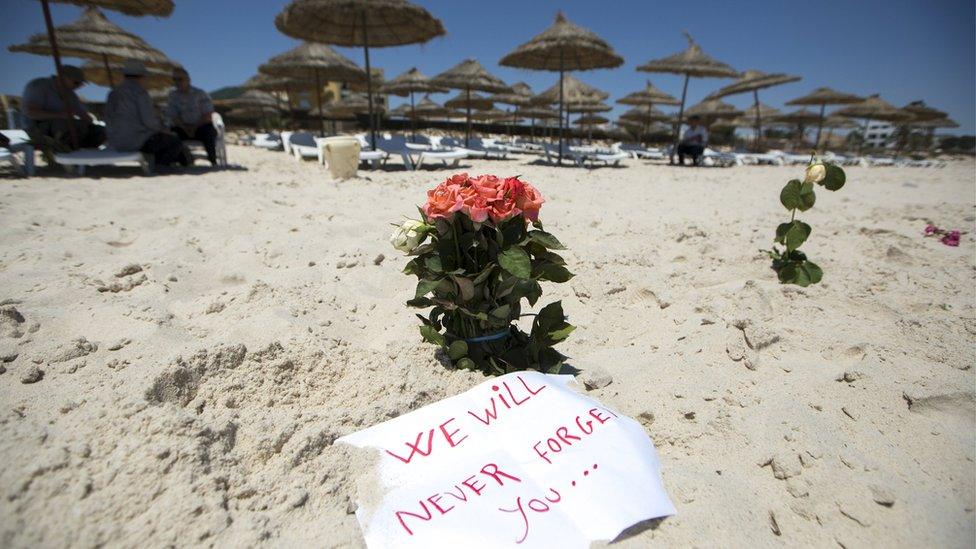 Beach near Sousse in Tunisia