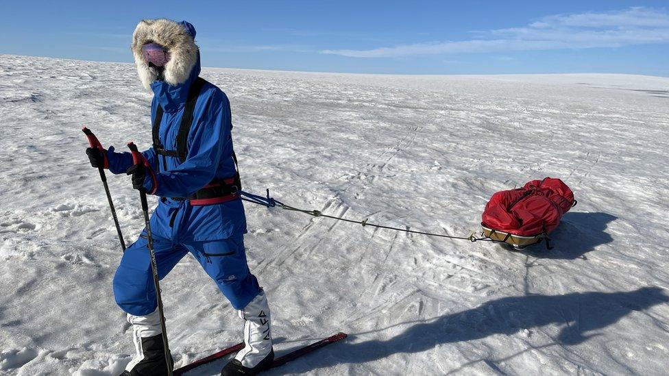 Preet training in Greenland