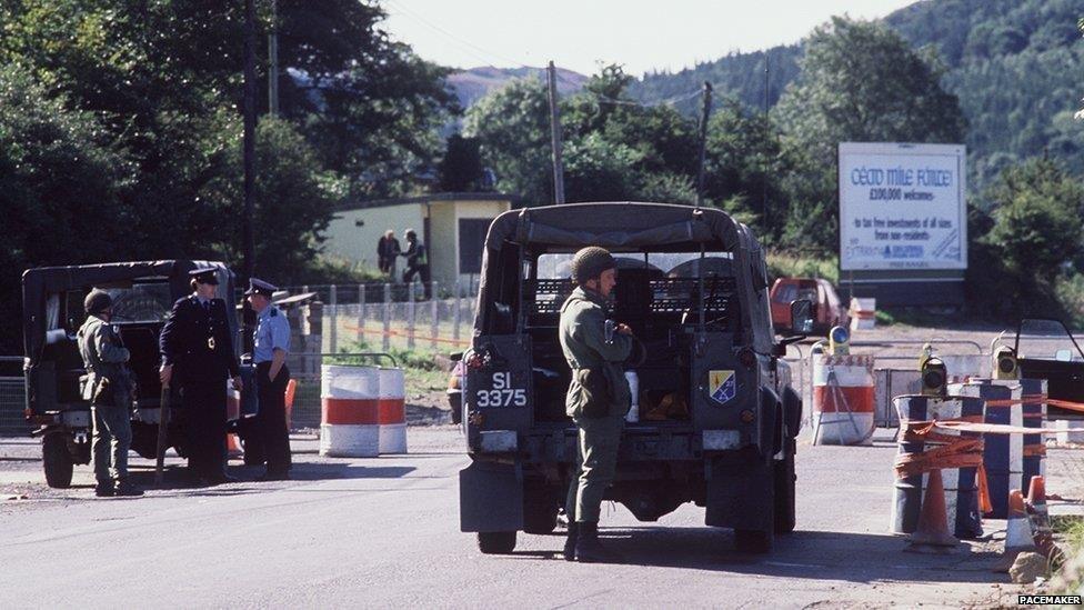 Irish army and police