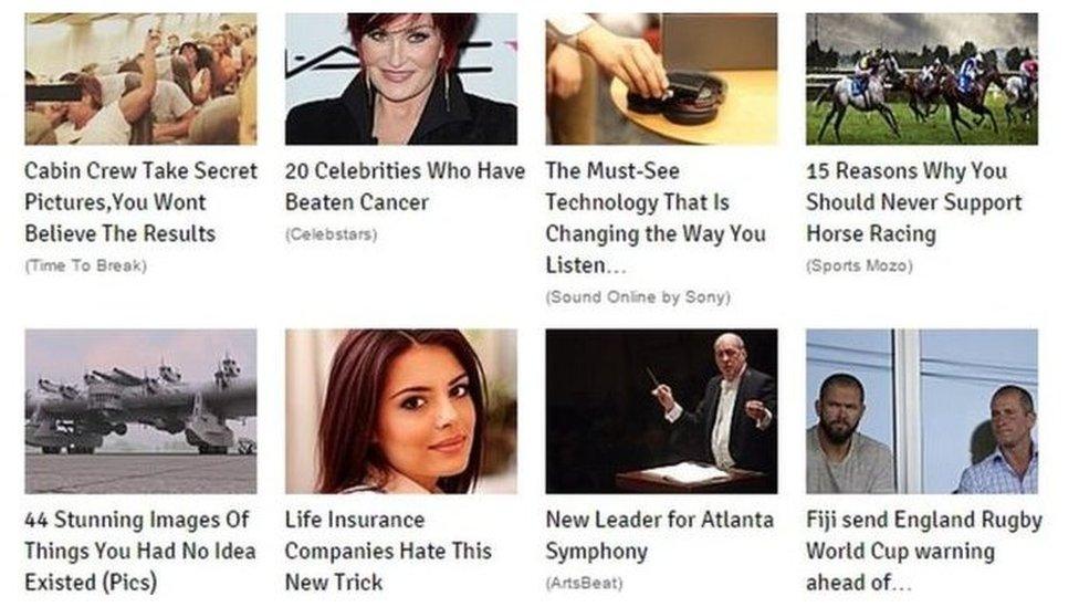 Clickbait examples