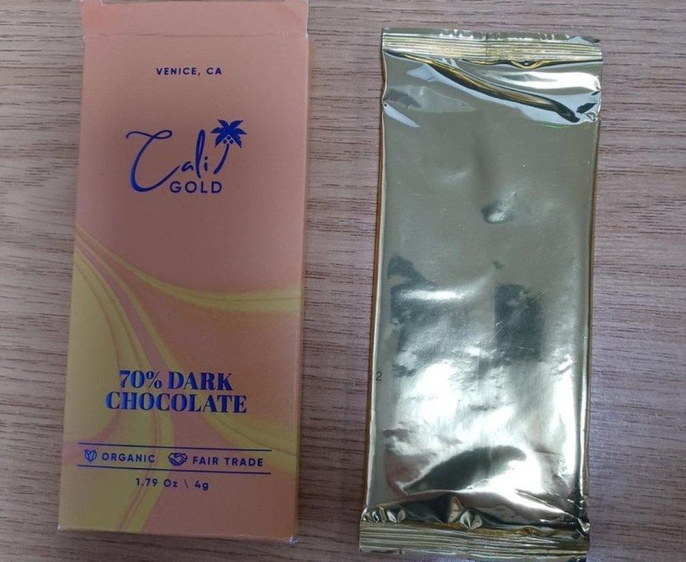 Cali Gold chocolate bar