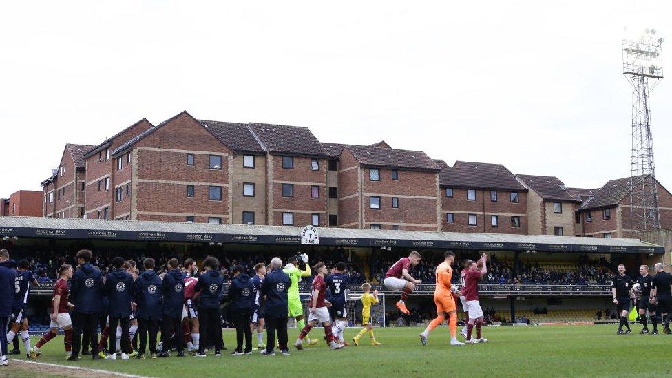 Southend United versus York City in the National League