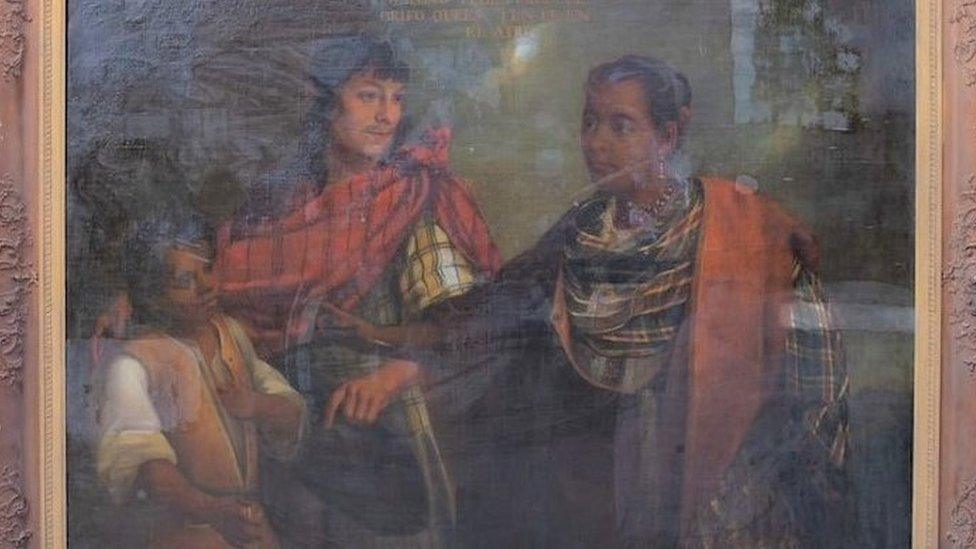 One of the paintings