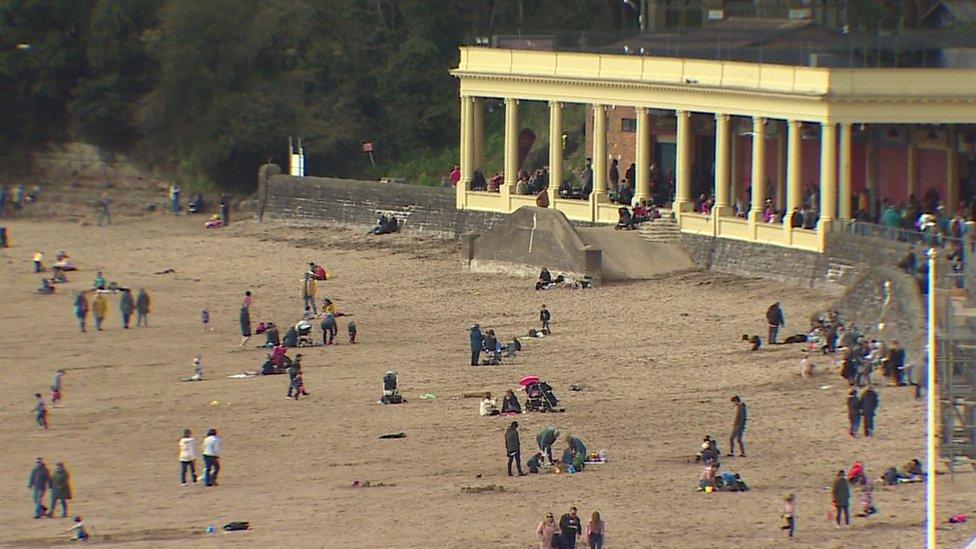 Barry Island beach