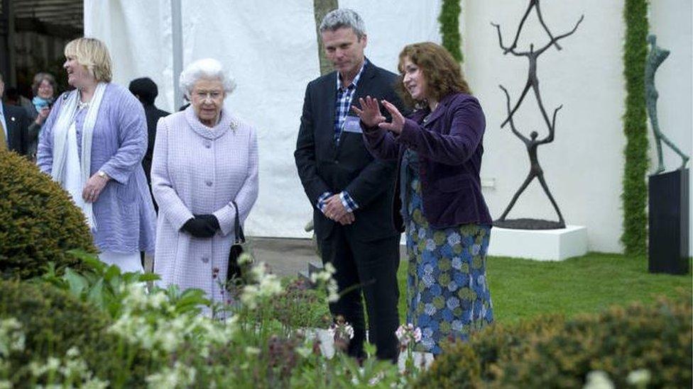 The Queen at Chelsea Flower Show