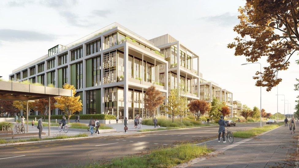 CGI of Edinburgh Green development