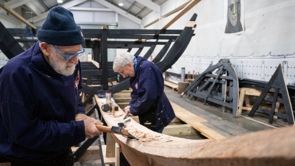 Sutton Hoo replica ship