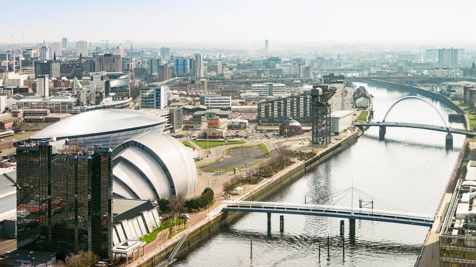 Cityscape of Glasgow