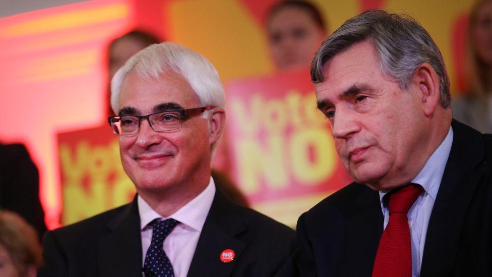 Alistair Darling and Gordon Brown