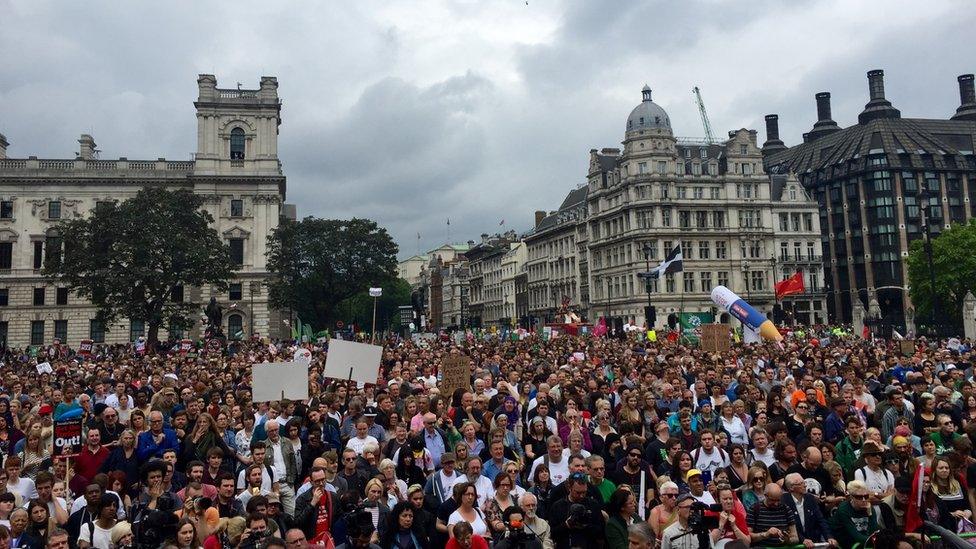 Anti-austerity protesters