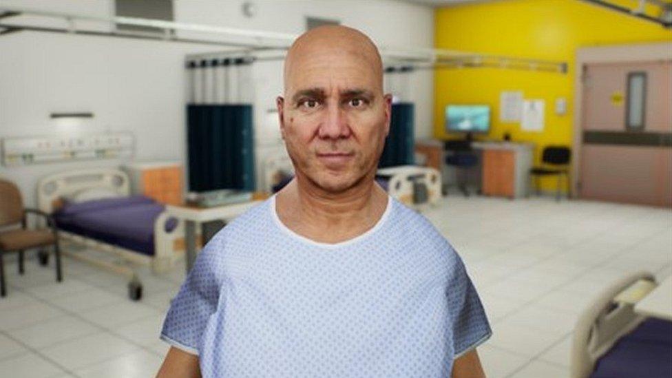 Virtual patient AI avatar