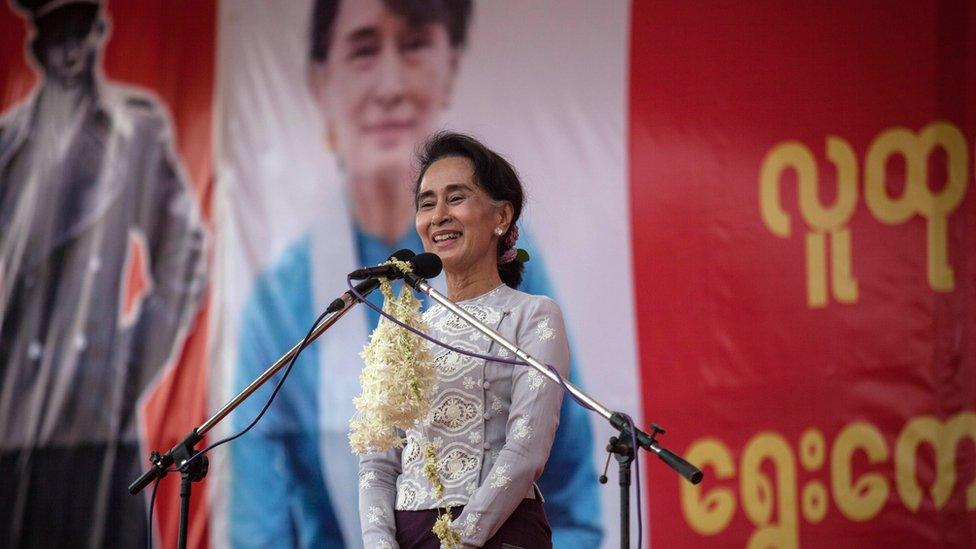 Pro-democracy icon Aung San Suu Kyi