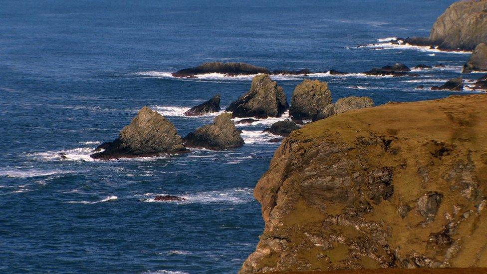 The troops were shipwrecked off the island's Oa peninsula