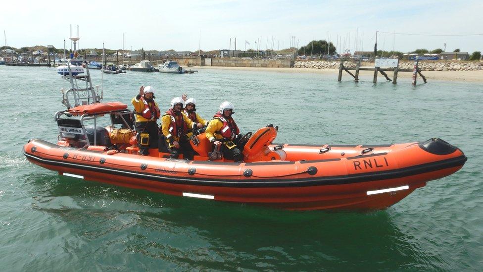 Littlehampton Station’s B-Class lifeboat Renee Sherman