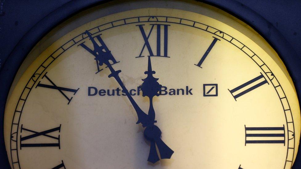 Deutsche Bank clock