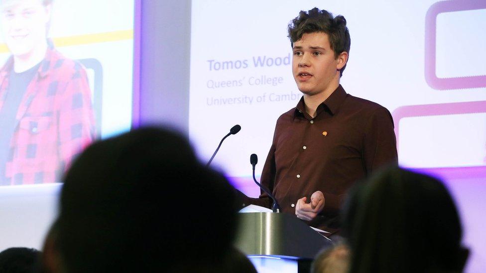 Cambridge student Tomos Wood