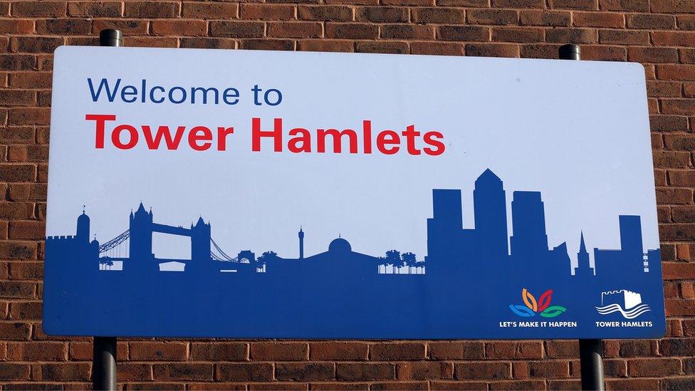 Tower Hamlets sign