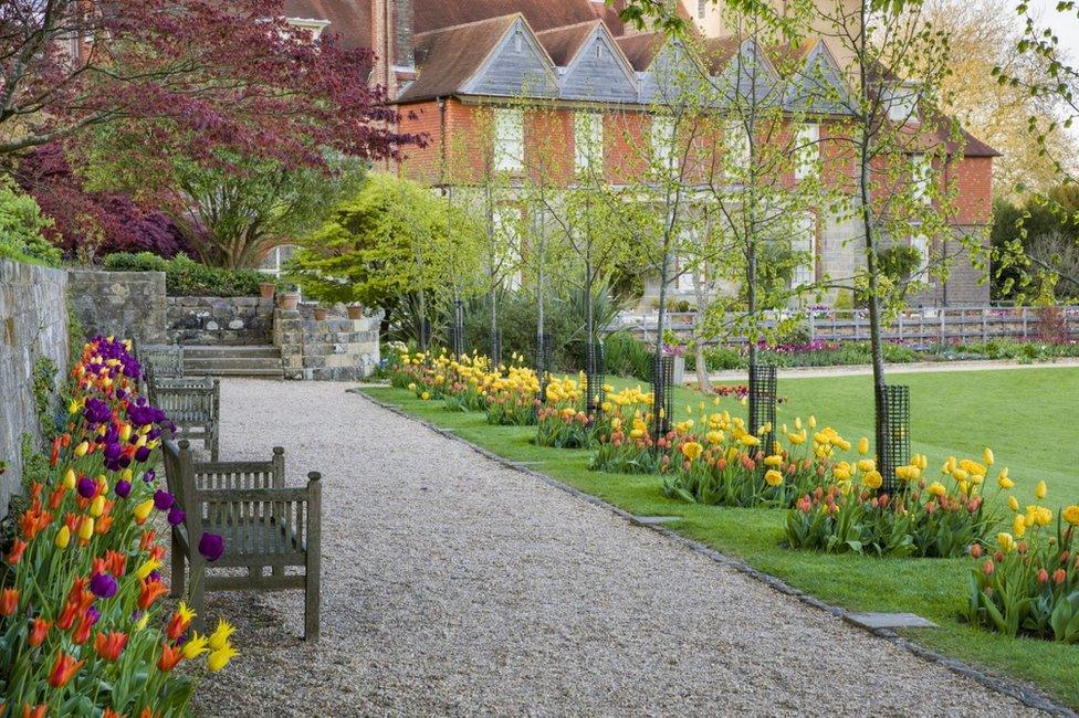 Restored gardens