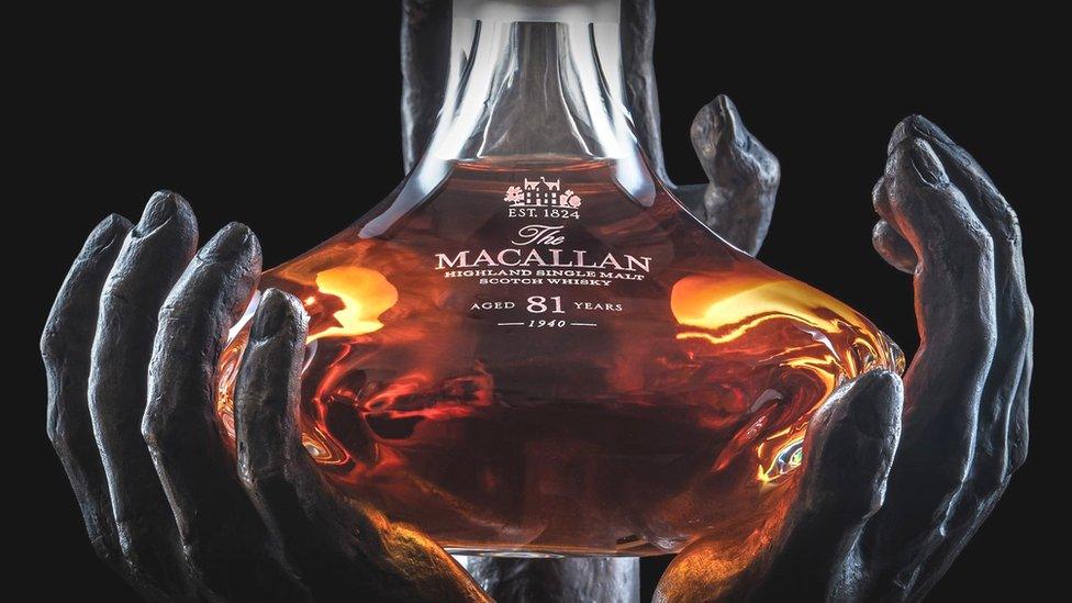 Bottle of The Macallan's The Reach