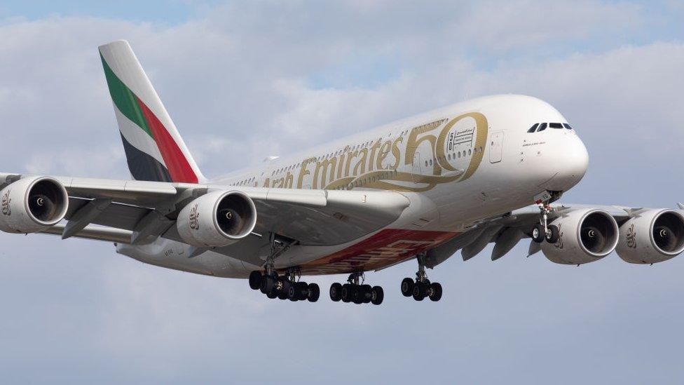 Emirates flight