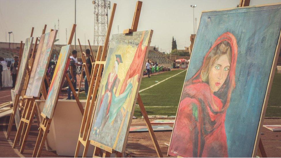 Mosul Peace Festival art pavilion (Sept 2017)