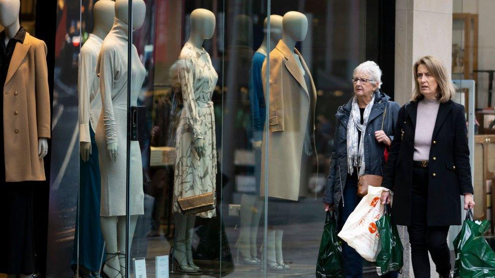 Cardiff shopping scene