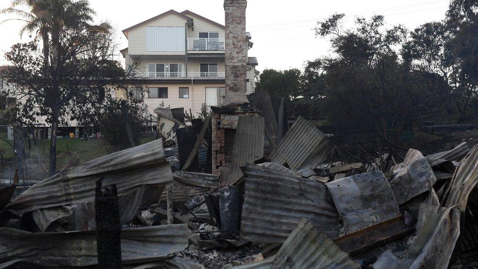 The worst bushfires have been seen in a town called Tathra, in New South Wales.