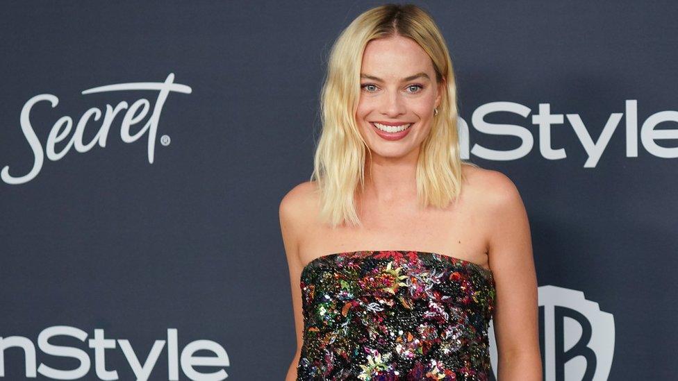 Actress Margot Robbie who once played Donna Freedman in Neighbours on the red carpet