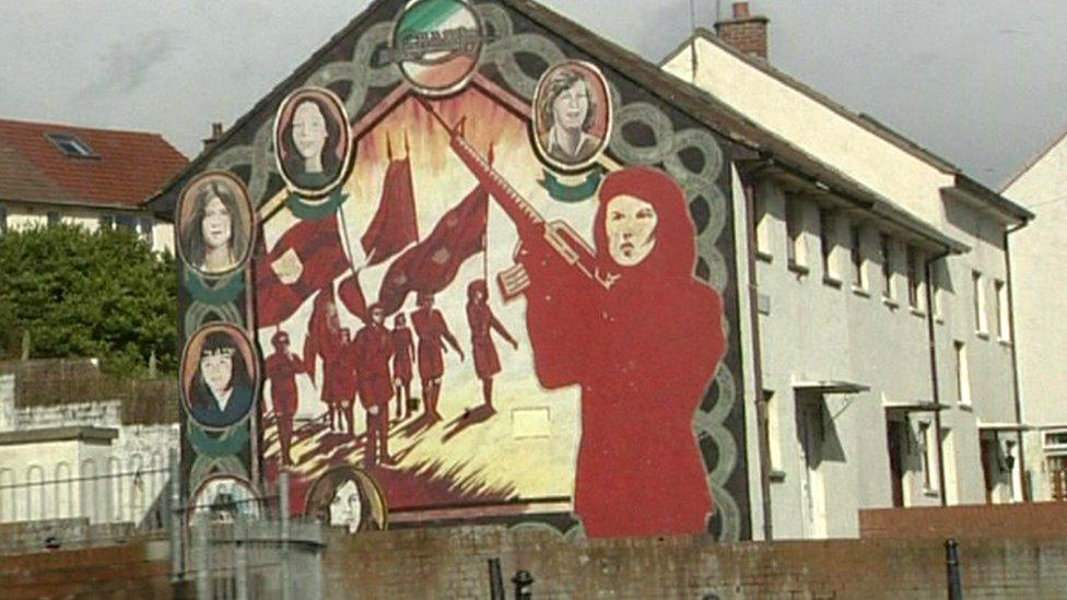 Republican mural in West Belfast