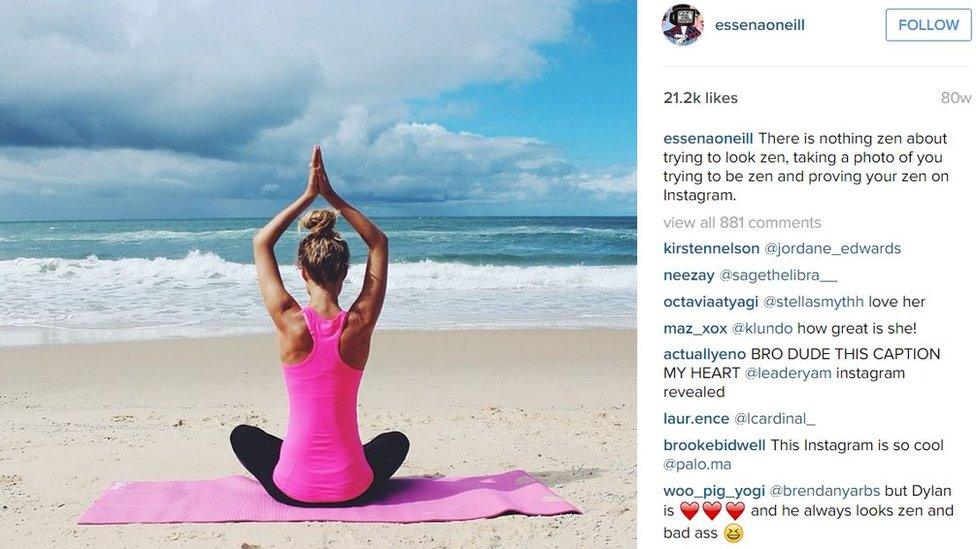 Australia Instagram star Essena O'Neill quits 'unhealthy' social media