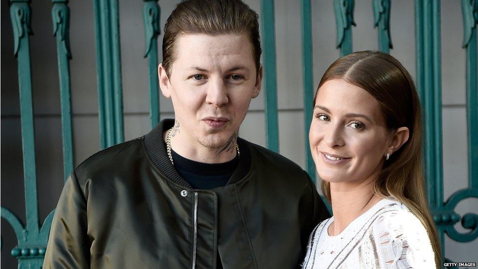 Professor Green and Millie Mackintosh