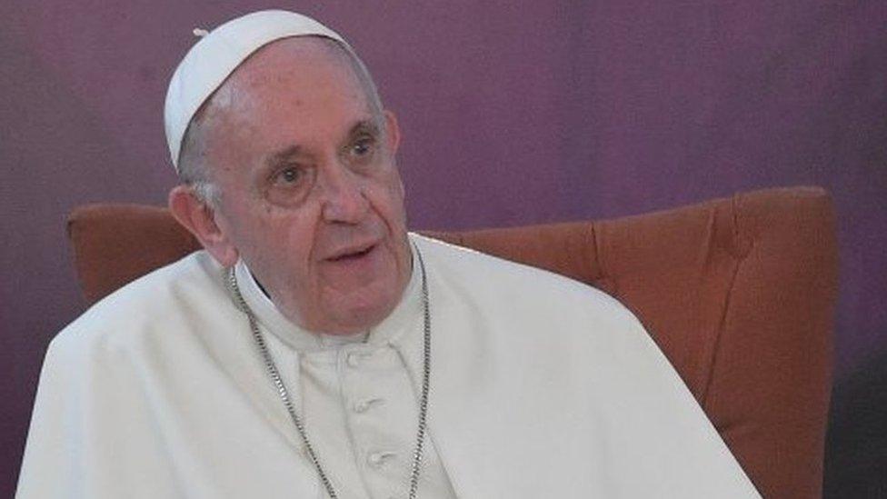 Pope Francis in Santiago, Chile. Photo: 16 January 2018