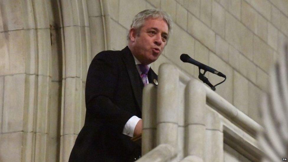 Commons Speaker John Bercow