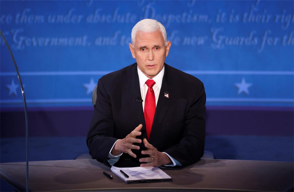 Mike Pence debates Kamala Harris