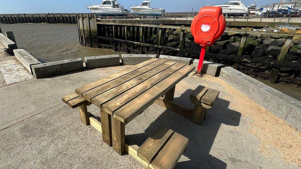 Wheelchair benches