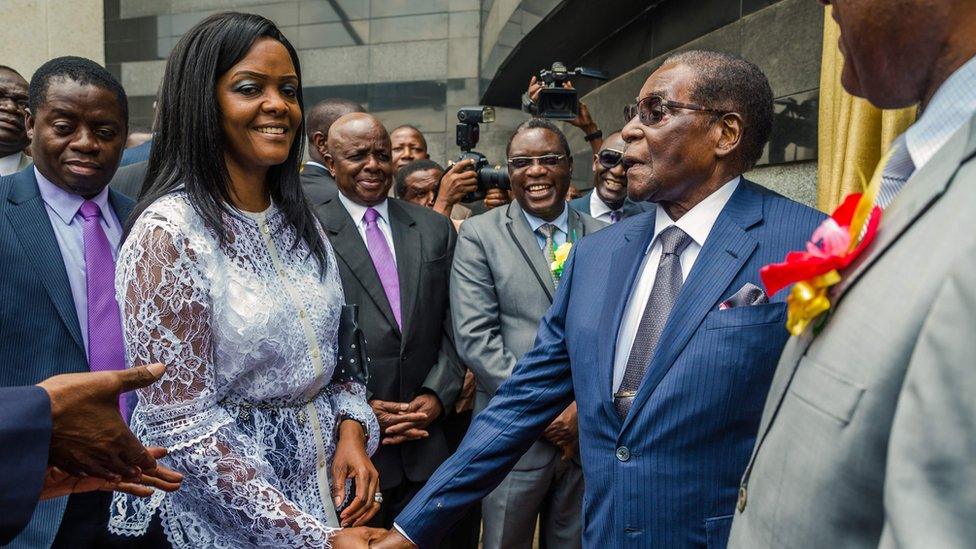 Robert and Grace Mugabe