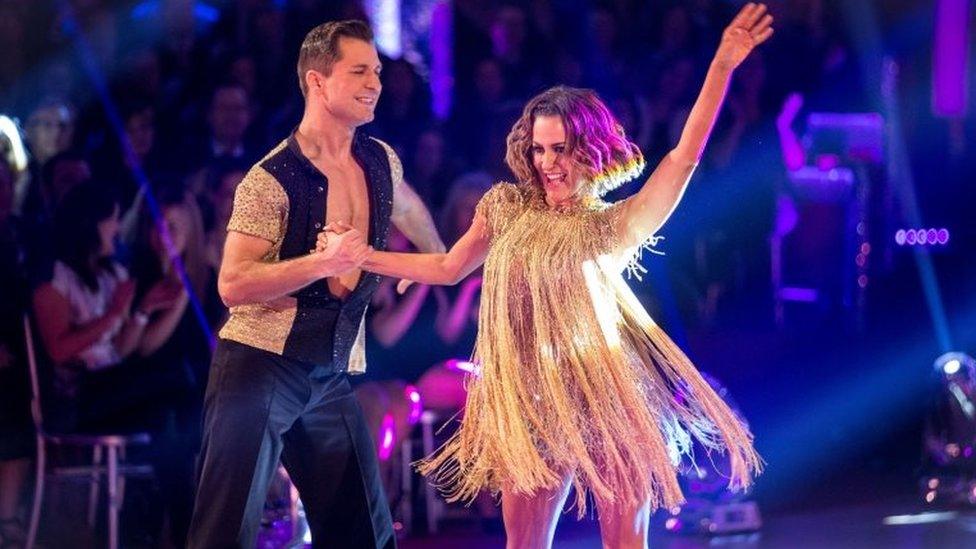 Pasha Kovalev and Caroline Flack