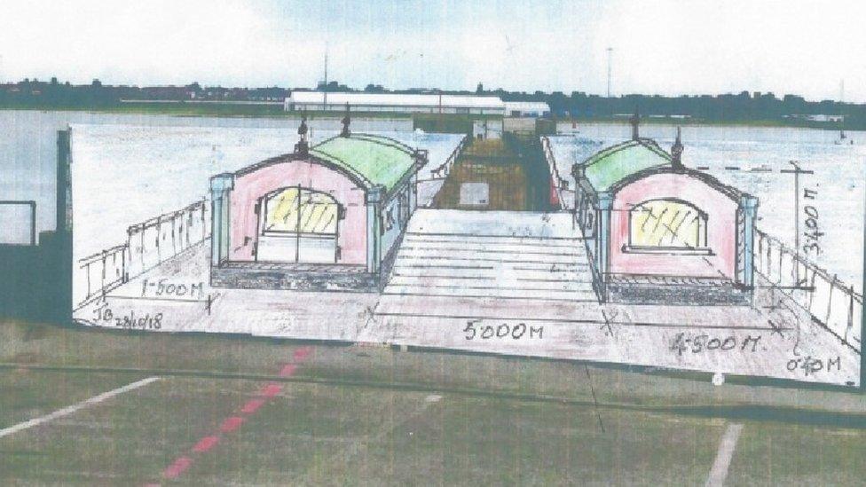 Possible designs for Shotley Pier