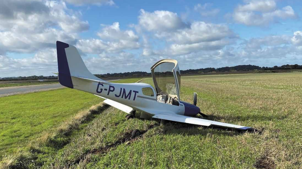 A plane crashed at Little Snoring in Norfolk