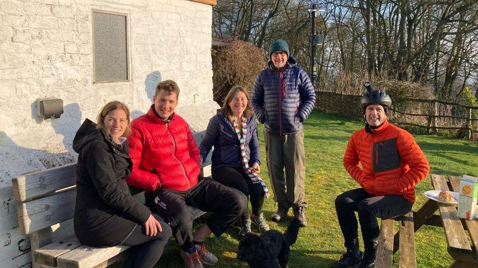 A group at Halfway House