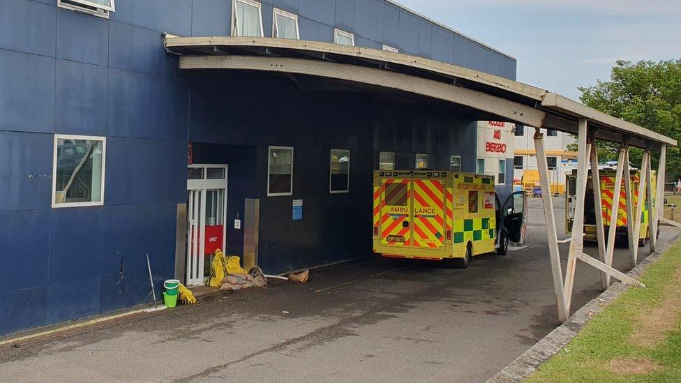 Flooding at Luton and Dunstable University Hospital