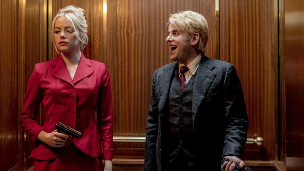Emma Stone and Jonah Hill